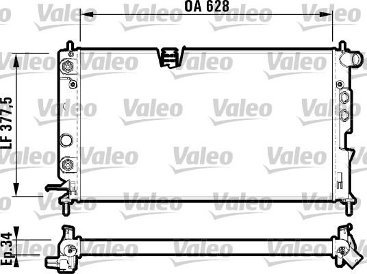 Valeo 731847 - Radiator, mühərrikin soyudulması furqanavto.az