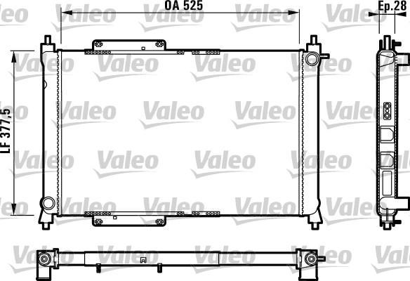 Valeo 731816 - Radiator, mühərrikin soyudulması furqanavto.az