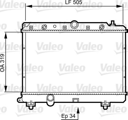 Valeo 731817 - Radiator, mühərrikin soyudulması furqanavto.az