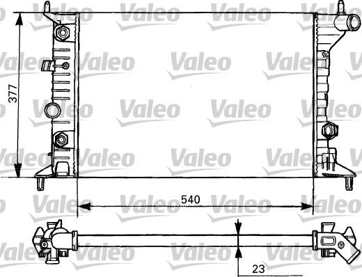 Valeo 731393 - Radiator, mühərrikin soyudulması furqanavto.az