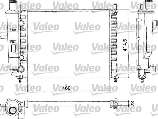 Valeo 731304 - Radiator, mühərrikin soyudulması furqanavto.az