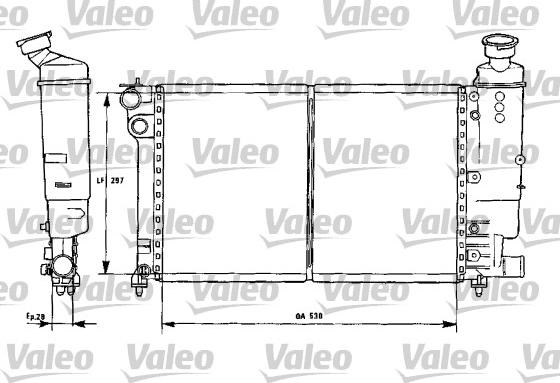 Valeo 731301 - Radiator, mühərrikin soyudulması furqanavto.az