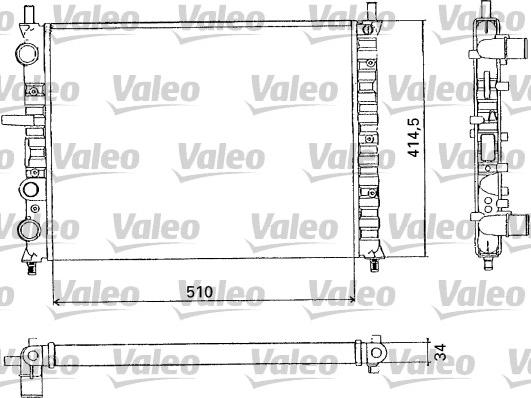 Valeo 731302 - Radiator, mühərrikin soyudulması furqanavto.az