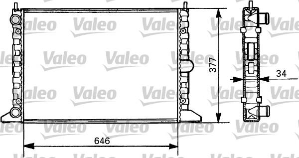 Valeo 731385 - Radiator, mühərrikin soyudulması furqanavto.az