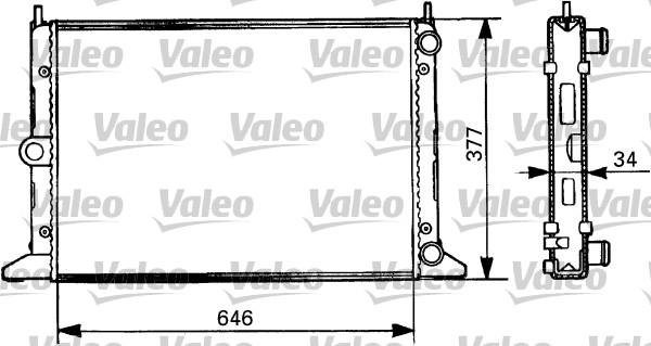 Valeo 731386 - Radiator, mühərrikin soyudulması furqanavto.az