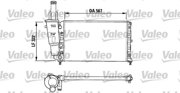 Valeo 731374 - Radiator, mühərrikin soyudulması furqanavto.az
