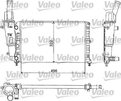 Valeo 731375 - Radiator, mühərrikin soyudulması furqanavto.az