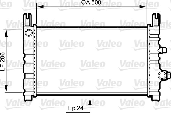 Valeo 731299 - Radiator, mühərrikin soyudulması furqanavto.az
