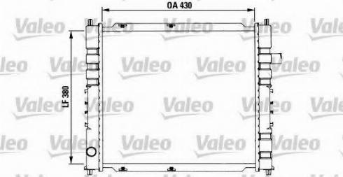 Valeo 731254 - Radiator, mühərrikin soyudulması furqanavto.az