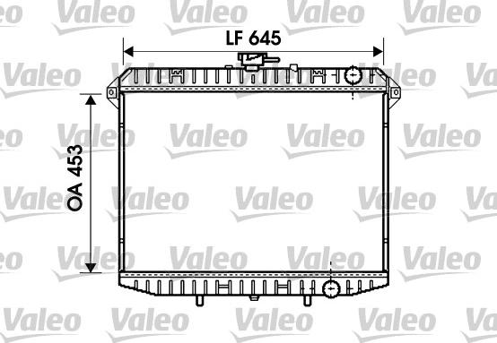 Valeo 731261 - Radiator, mühərrikin soyudulması furqanavto.az