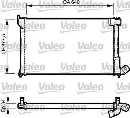 Valeo 731289 - Radiator, mühərrikin soyudulması furqanavto.az