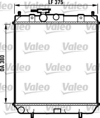 Valeo 731286 - Radiator, mühərrikin soyudulması furqanavto.az