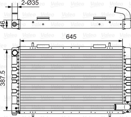 Valeo 731235 - Radiator, mühərrikin soyudulması furqanavto.az