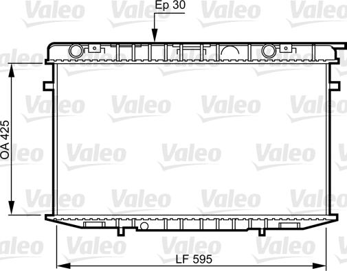 Valeo 731236 - Radiator, mühərrikin soyudulması furqanavto.az