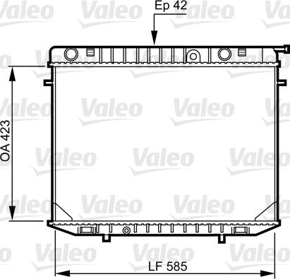 Valeo 731237 - Radiator, mühərrikin soyudulması furqanavto.az