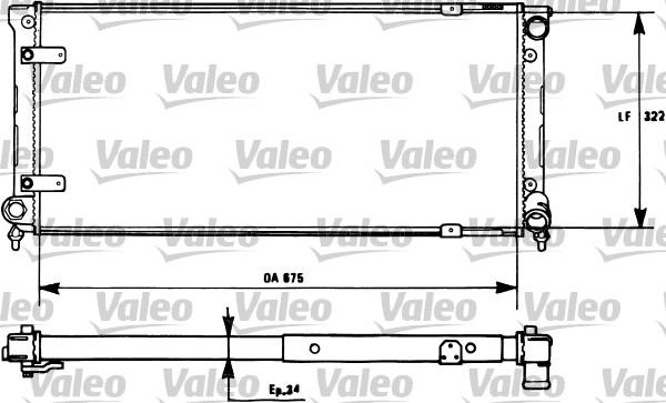 Valeo 731271 - Radiator, mühərrikin soyudulması furqanavto.az