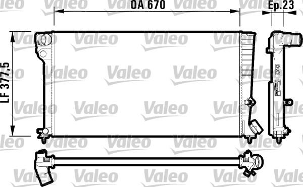 Valeo 731744 - Radiator, mühərrikin soyudulması furqanavto.az