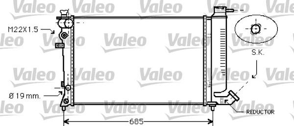 Valeo 731754 - Radiator, mühərrikin soyudulması furqanavto.az