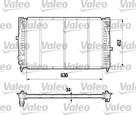 Valeo 731755 - Radiator, mühərrikin soyudulması furqanavto.az