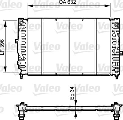 Valeo 731756 - Radiator, mühərrikin soyudulması furqanavto.az