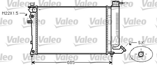 Valeo 731753 - Radiator, mühərrikin soyudulması furqanavto.az