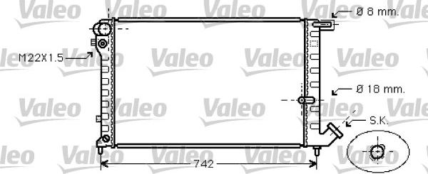 Valeo 731752 - Radiator, mühərrikin soyudulması furqanavto.az