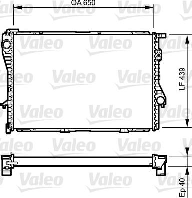 Valeo 731764 - Radiator, mühərrikin soyudulması furqanavto.az