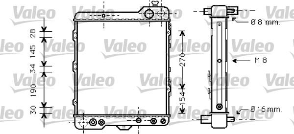 Valeo 731760 - Radiator, mühərrikin soyudulması furqanavto.az