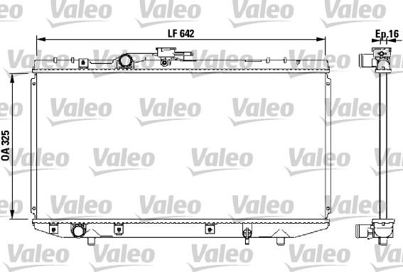 Valeo 731714 - Radiator, mühərrikin soyudulması furqanavto.az