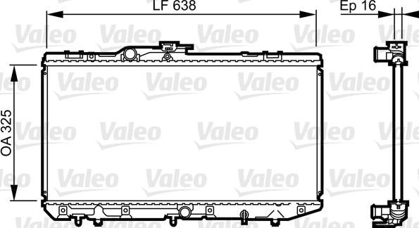 Valeo 731713 - Radiator, mühərrikin soyudulması furqanavto.az