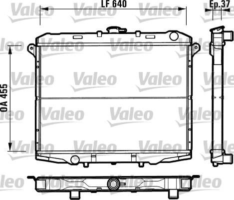 Valeo 731785 - Radiator, mühərrikin soyudulması furqanavto.az