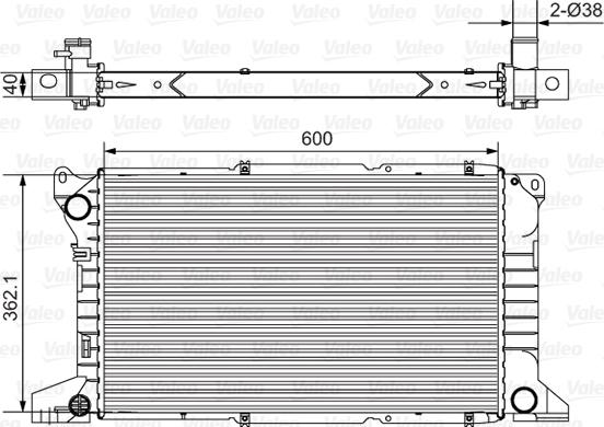 Valeo 731782 - Radiator, mühərrikin soyudulması furqanavto.az