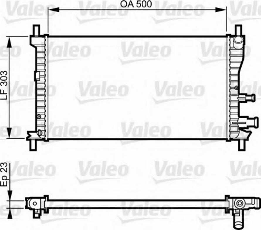 Valeo 731734 - Radiator, mühərrikin soyudulması furqanavto.az