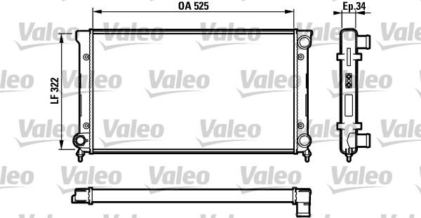 Valeo 731729 - Radiator, mühərrikin soyudulması furqanavto.az