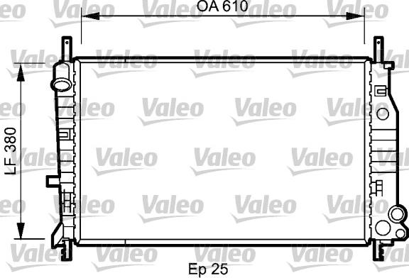 Valeo 731724 - Radiator, mühərrikin soyudulması furqanavto.az