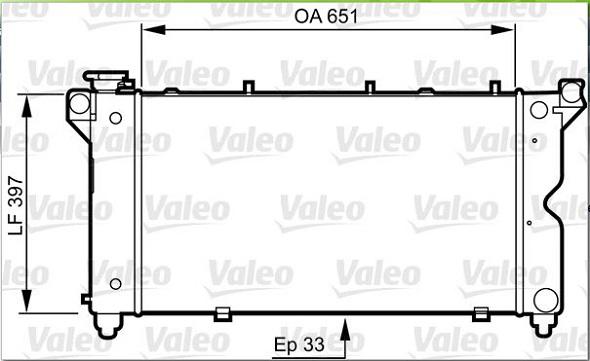 Valeo 731723 - Radiator, mühərrikin soyudulması furqanavto.az