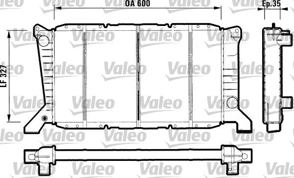 Valeo 731779 - Radiator, mühərrikin soyudulması furqanavto.az