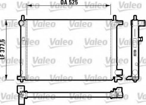 Valeo 731770 - Radiator, mühərrikin soyudulması www.furqanavto.az