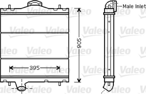 Valeo 733448 - Radiator, mühərrikin soyudulması furqanavto.az