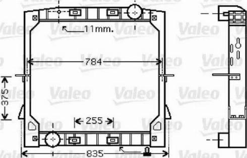 Valeo 733412 - Radiator, mühərrikin soyudulması furqanavto.az