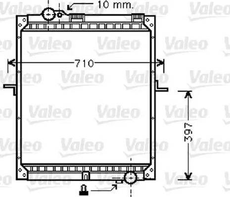 Valeo 733420 - Radiator, mühərrikin soyudulması furqanavto.az