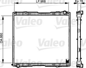 Valeo 733540 - Radiator, mühərrikin soyudulması furqanavto.az