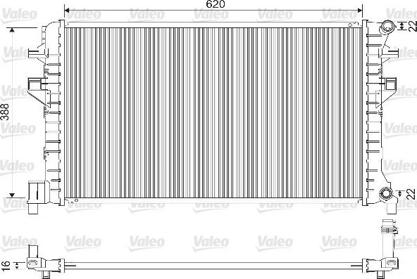 Valeo 733121 - Radiator, mühərrikin soyudulması furqanavto.az