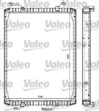Valeo 732999 - Radiator, mühərrikin soyudulması furqanavto.az