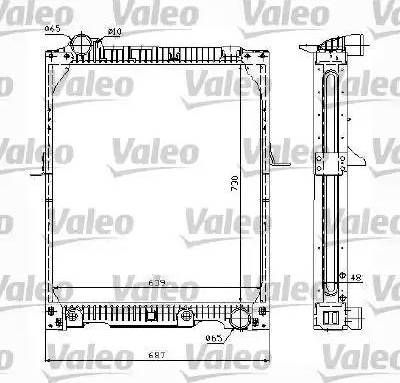 Valeo 732992 - Radiator, mühərrikin soyudulması furqanavto.az