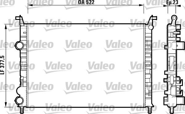 Valeo 732948 - Radiator, mühərrikin soyudulması furqanavto.az