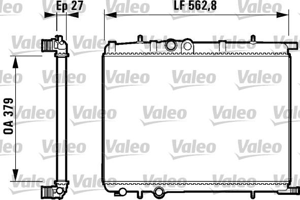 Valeo 732909 - Radiator, mühərrikin soyudulması furqanavto.az