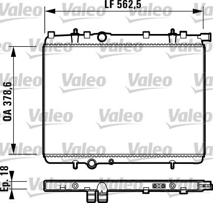 Valeo 732904 - Radiator, mühərrikin soyudulması furqanavto.az