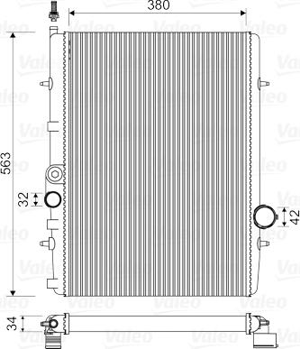 Valeo 732906 - Radiator, mühərrikin soyudulması furqanavto.az