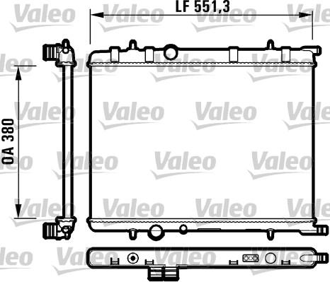 Valeo 732908 - Radiator, mühərrikin soyudulması furqanavto.az